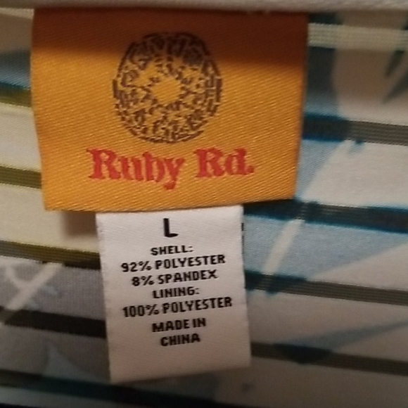 Ruby Rd. Large tropical shirt - Picture 2 of 4